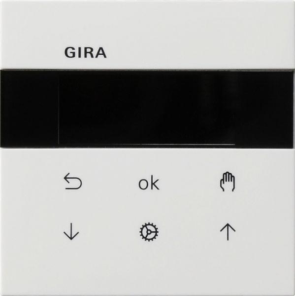 Gira Jalousie-Schaltuhr UP weiß glänzend Memory System 3000 5366112 int.Zeitschaltuhr W