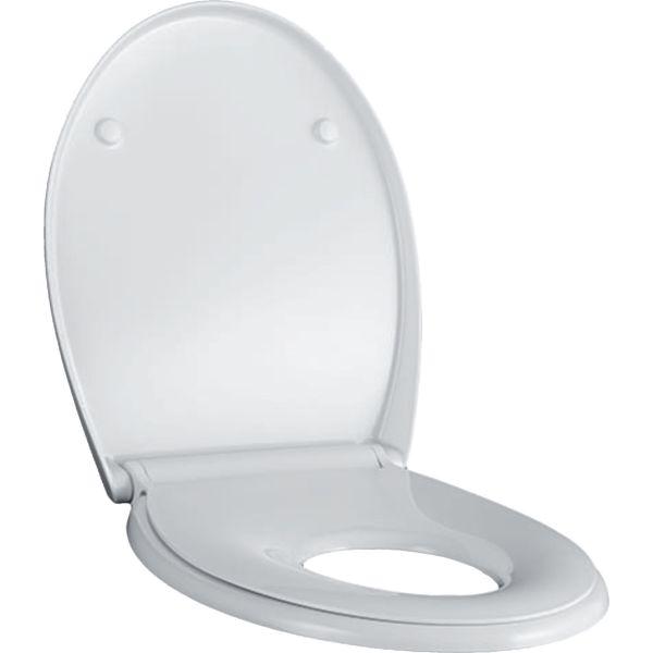 Geberit Renova WC-Sitz mit Sitzring f. K mit Absenkautomatik, weiß