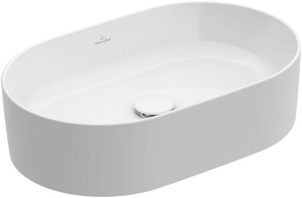 Villeroy & Boch Aufsatzwaschbecken Collaro 4A19 560x360 mm Oval weiß Alpin CeramicPlus