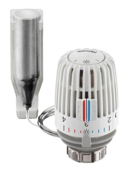 Heimeier Thermostatkopf K mit Fernfühler, flüssigkeitsgefülltes Thermostat, Kapillarrohr 1,25 m