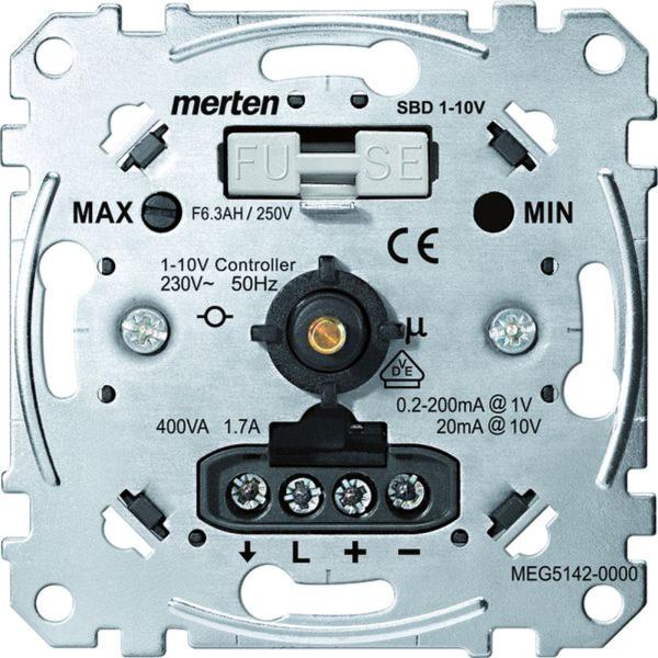 Merten Lichtregel-Potentiometer UP 1,7A MEG5142-0000 Dreh/Druckkn 230V 20mA