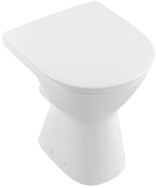 Villeroy & Boch Flachspül-WC spülrandlos ViCarechts 360x490x460 mm ov bst Abg waagr weiß A