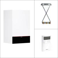 Viessmann Gas-Brennwert-Kombigerät Paket Vitodens 200-W B2KF 25 kW inkl. WW - 3,5" Display - Vitotrol 100 UTDB