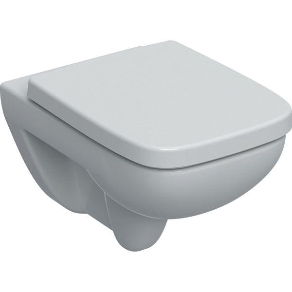 Geberit Renova Plan Set Wand-WC mit WC-S Tiefspüler, T:54cm, weiß