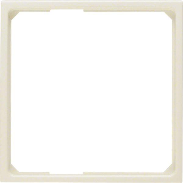 Berker 11099082 Adapterring für Zentralstück 50 x 50 mm S.1/B.3/B.7 weiß, glänzend