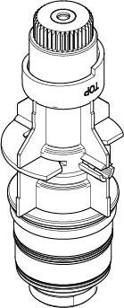 Dornbracht Thermostatkartusche Ersatztei 90150200601