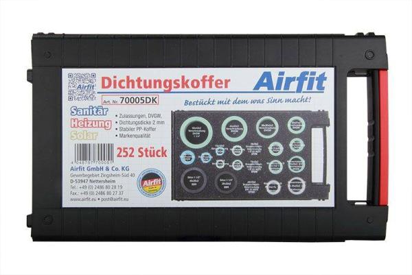Airfit Universal Dichtungskoffer Sanitär, Heizung, Solar - 252 Teile