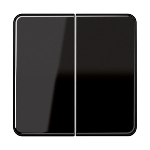Jung Wippe_2t Schalter schwarz glänzend CD 595 SW