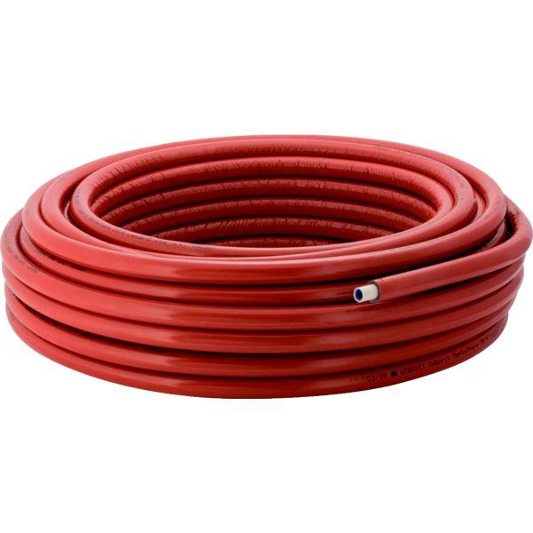 Geberit Systemrohr ML rund vorgedämmt 1 Rollenware d16 L 50m rot