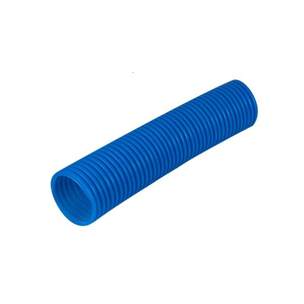 Merk Kunststoff-Flexrohr NW 75mm Blau - 50 Meter Rolle als Lüftungsrohr 