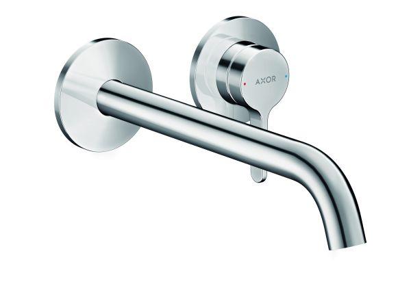 hansgrohe Waschtischmischer Unterputz Ax Fertigset mit Hebelgriff chrom