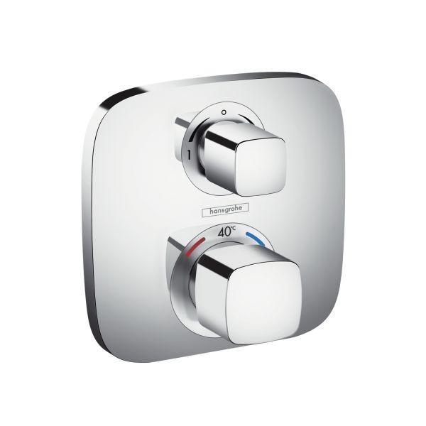 hansgrohe Thermostat Unterputz Ecostat E Fertigset 2 Verbraucher chrom