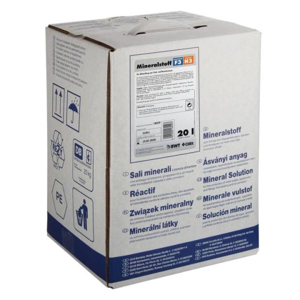 BWT Mineralstoff-Dosierlösung Verpackung Vorderseite