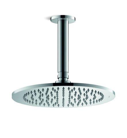 Duravit Brausearm Deckenanschluss mit runder Rosette Länge 125mm chrom