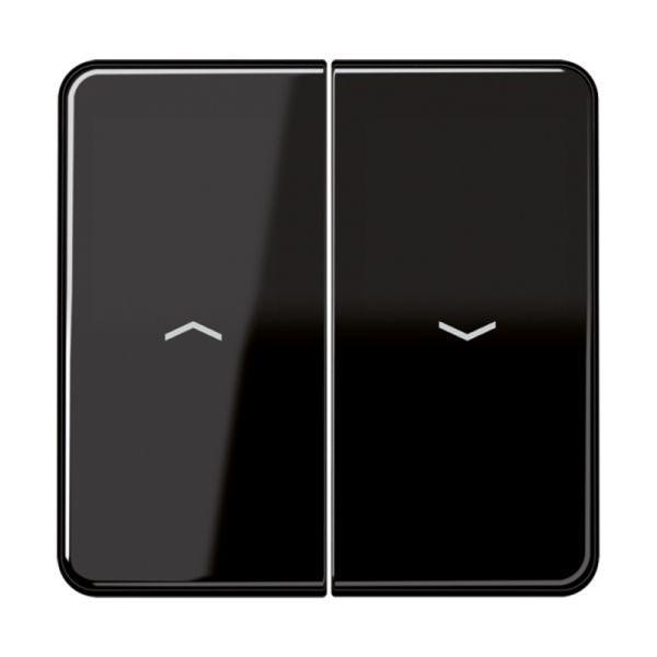 Jung Wippe 2t Jalousie schwarz glänzend Pfeile CD 595 P SW