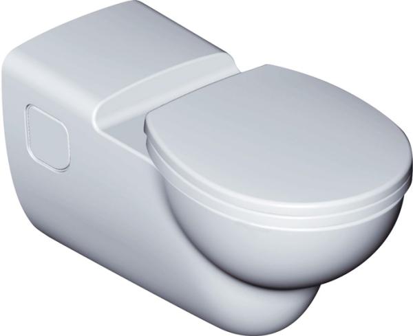 Ideal Standard Wandtiefspül-WC Contour21 barrierefrei, 360x700x400mm, Weiß