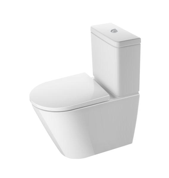 Duravit Stand-WC Kombi D-Neo 650mmm, Wei f.SPK, TS, Abgang Vario