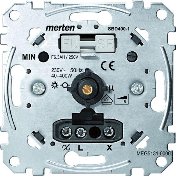 Merten Dimmer Dreh/Druckkn ohmsch UP MEG5131-0000 40-400W