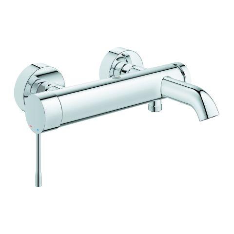 GROHE Einhand-Wannenbatterie Essence 252 Wandmontage eigensicher chrom