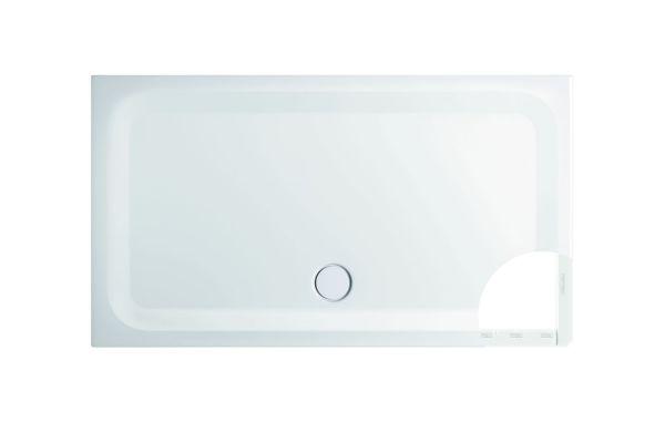 Bette Stahl-Brausewanne Bette SUPER-FLAC 160x80x3 5 cm weiß mit MinimumTräger
