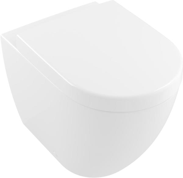 VILLEROY Tiefspül-WC spülrandlos Subway 5602R0 370x560mm Oval Weiß Alpin