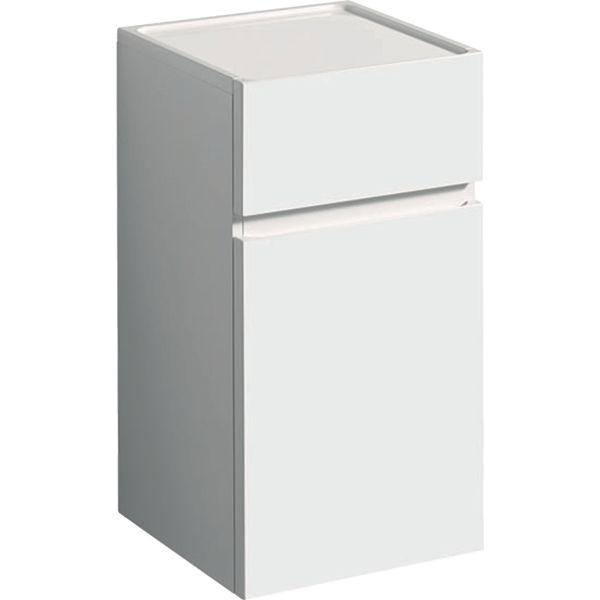 Geberit Renova Plan Seitenschrank m. 1 T 1 Schublade, 39x70x36cm, weiß