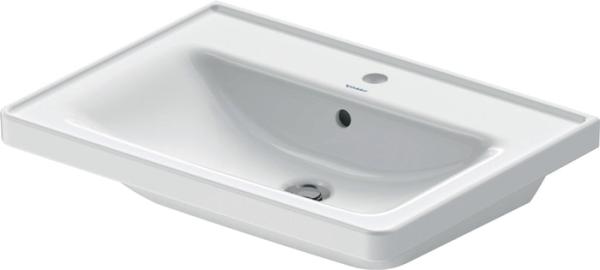 Duravit Möbelwaschtisch D-Neo, 650mm, we mit HLB, 1 HL