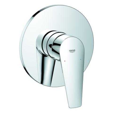 GROHE Einhebel-Brausebatterie BauEdge 24 Fertigmontageset für 35600 chrom