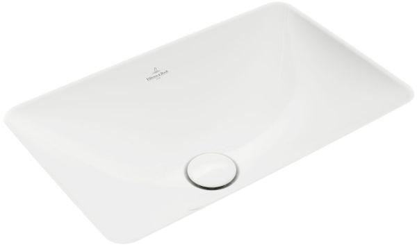 Villeroy & Boch Unterbauwaschbecken Loop&Friend 405mm re-eckig m ÜL weiß Alpin cplus