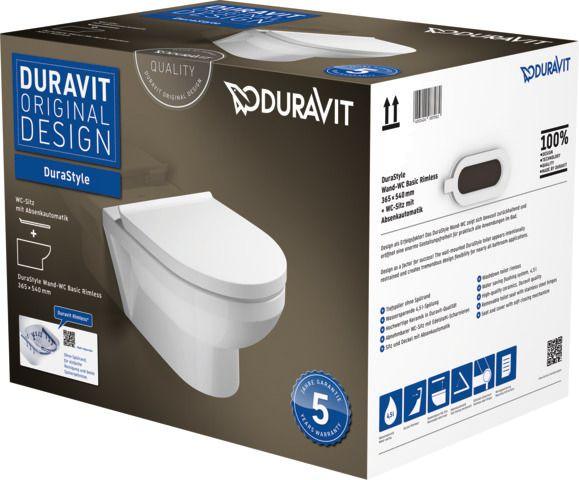 WWC-Set Duravit No.1, TS rimless weiß, inkl.WC-Sitz m.Absenkautomatik