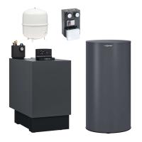 Viessmann Öl-Brennwert-Heizgerät Vitoladens 300-C J3RB 19 kW mit Mischer Warmwasserspeicher Vitocell 100-V CVAA 200L