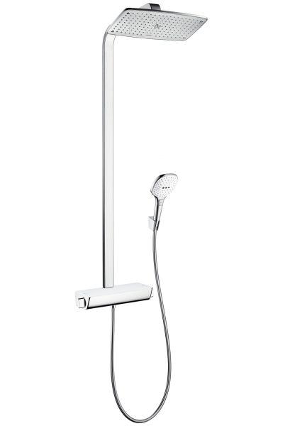 hansgrohe Showerpipe Raindance Select we chrom m Kopfbrause Raindance E Air 1jet 360 mm