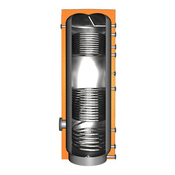 Juratherm Edelstahl Brauchwasserspeicher mit 2 Wärmetauschern JEBS2 500