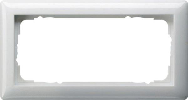 Gira Rahmen 2-fach reinweiß glänzend Kst Standard 55 100203