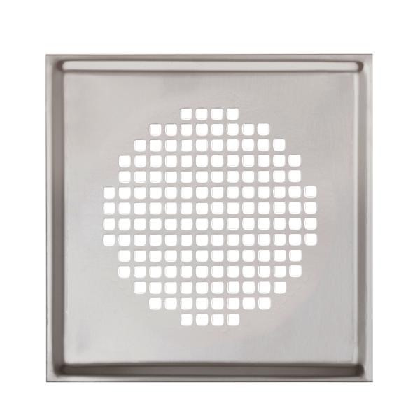 Zehnder Designgitter CLRF/TVA Torino weiß 160 x 160 mm, Ansicht frontal - Selfio