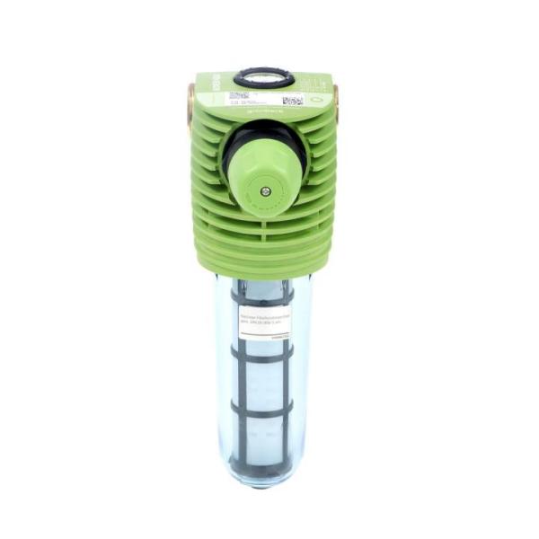 Grünbeck Feinfilter mit Druckminderer Boxer KDX 1 1/4 Frontansicht, Farbe grün von Selfio