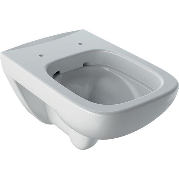 Geberit Renova Plan Wand-WC Tiefspüler Rimfree, weiß, KeraTect