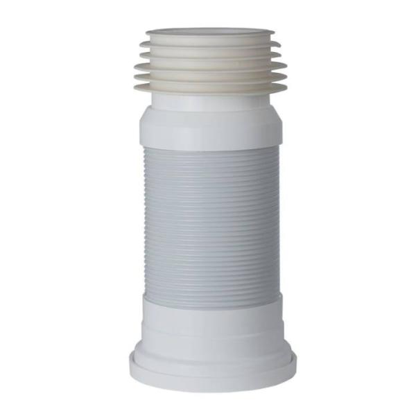 Airfit WC-Anschlussrohr flexibel weiß DN 98 - DN 105 285 - 500 mm