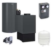 Viessmann Vitoladens 300-C Öl-Brennwert-Kompaktheizkessel Paket BC3B 19 kW Vitotronic 200 2-stufig Vitographite Speicher Vitocell 100-V CVAA 200L