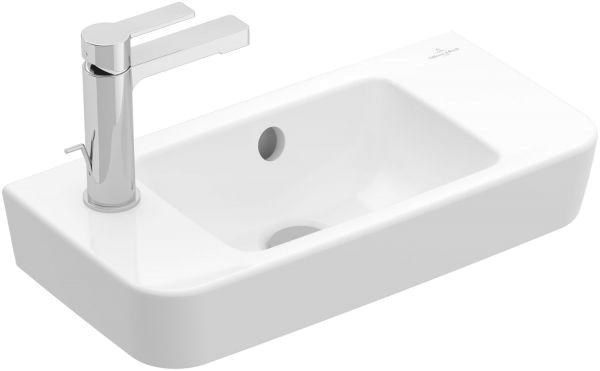 Villeroy & Boch Handwaschbecken Compact O novo 500x250 mm Eckig weiß Alpin