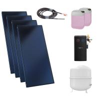 Viessmann Flachkollektor Solar-Paket Vitosol 200-FM SV2F 10,04 m² mit Pumpstation Ausdehnungsgefäß 40L Speichersensor