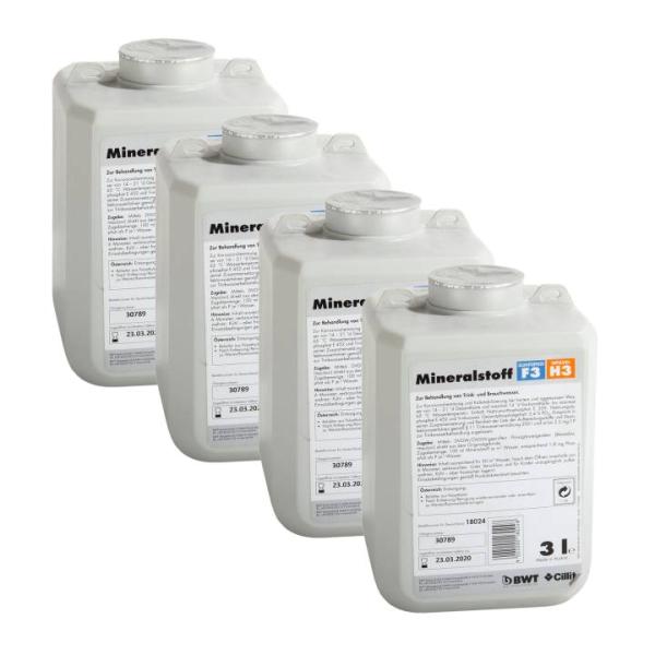 BWT Mineralstoff-Dosierlösung 4x3 Liter Quantophos F3/H3