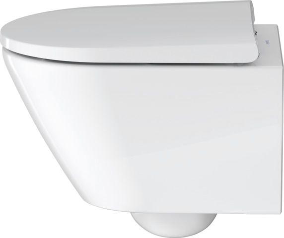 Duravit Wand WC D-Neo weiß 480 mm rimle Tiefspüler Abgang waag HygieneGlaze