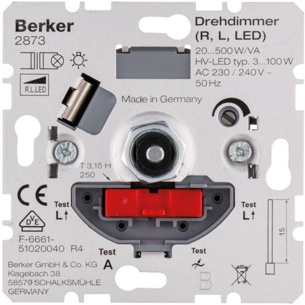 Berker 2873 Drehdimmer NV mit Softrastung Hauselektronik