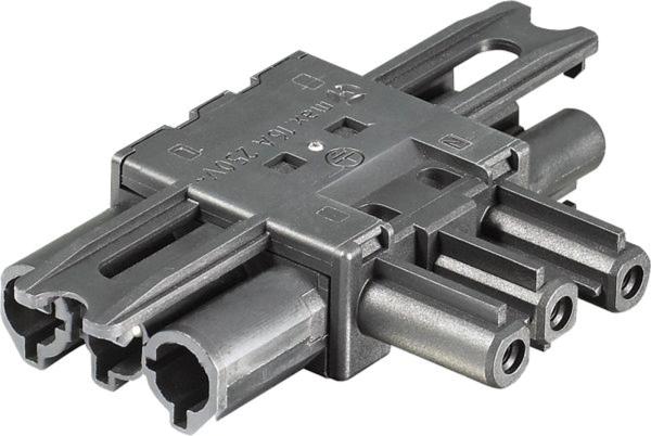 Bachmann Verteilerblock PA 1Eing 375.102 3p 2Ausg 250V 16A IP20