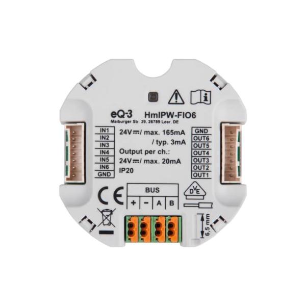 Homematic IP Wired Smart Home IO Modul Unterputz HmIPW-FIO6 - 6-fach