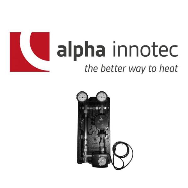 alpha innotec Pumpengruppe DN 25 mit Mischventil PHZM 2 Komplett Frontansicht - 150962VS01 Selfio