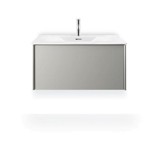 Duravit Möbelwaschtisch Viu 830 mm weiß m ÜL m HLB 1 HL