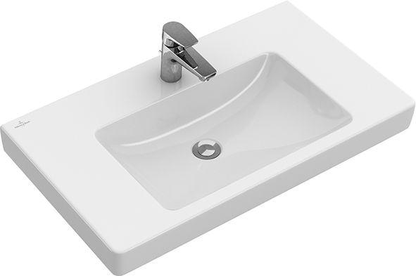 Villeroy & Boch Schrankwaschtisch Subway 2.0 71 800x470mm Rechteck Weiß Alpin