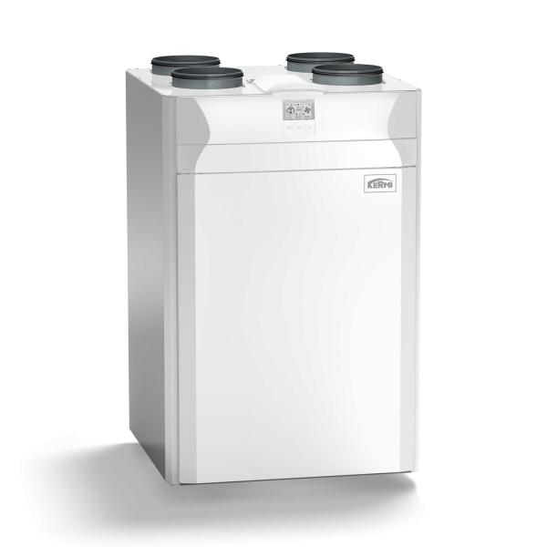 Kermi x-well S460 LH Zentrales Wohnraumlüftungsgerät mit Vorheizregister links